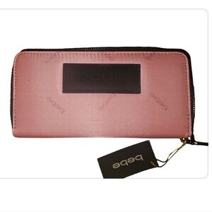 Bebe NWT wallet pink W8"x H4" brand new